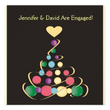 Christmas Wedding Engagement Invitation