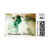 Christmas Wedding Holiday Wedding Invitations Postage Stamps