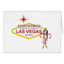 CHRISTMAS Wedding In Fabulous Las Vegas Card