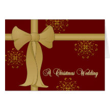 Christmas Wedding Invitations Cards