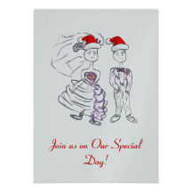 Christmas Wedding Invite