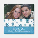 Christmas Wedding Save the Date Photo Magnet