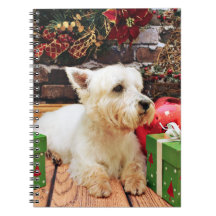 Christmas - Westie - Callie Notebooks