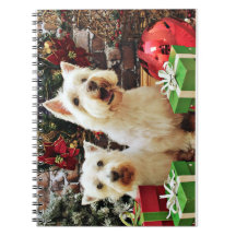 Christmas - Westies - Bailey and Callie Note Books
