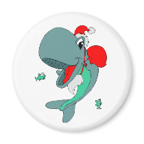 Christmas Whale magnets by CelebrationZazzle Christmas Whale magnets