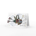 Christmas  Whimsical Elf Boy Card