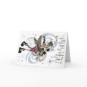 Christmas Whimsical Santa Card
