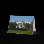 Christmas White House Card