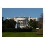 Christmas White House Card