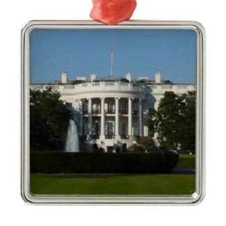 Christmas White House Ornament ornament