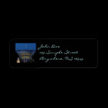 Christmas White House Return Address Label