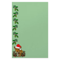 Christmas Wildcat stationery