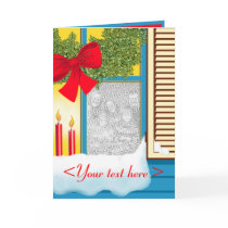 CHRISTMAS WINDOW Card