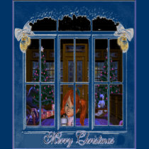 Christmas window t-shirts