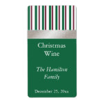 Christmas Wine Label