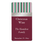 Christmas Wine Label