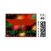 Christmas Winged Heart Stamp by armaiti Christmas Winged Heart Stamp