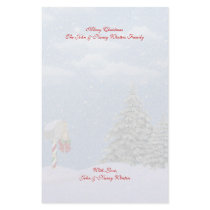Christmas Winter Scenes Stationery by mickeyelvis128 Christmas Winter Scenes Stationery