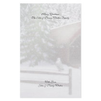 Christmas Winter Scenes Stationery by mickeyelvis128 Christmas Winter Scenes Stationery