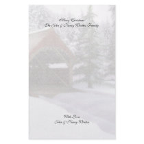 Christmas Winter Scenes Stationery by mickeyelvis128 Christmas Winter Scenes Stationery