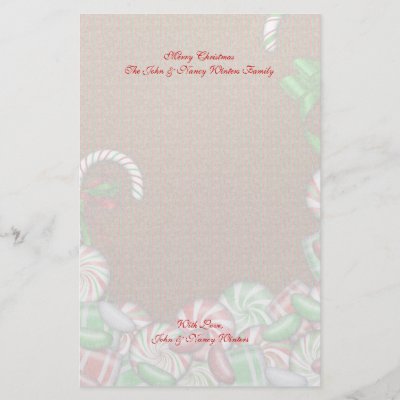 Christmas Winter Scenes Stationery