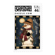 Christmas Winter Welcome Postage