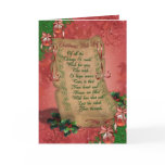 Christmas wish list Greeting card nostalgic