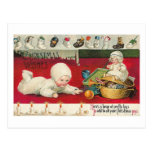 Christmas Wishes Baby and Toys Postcards