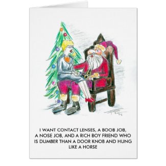 CHRISTMAS WISHES card