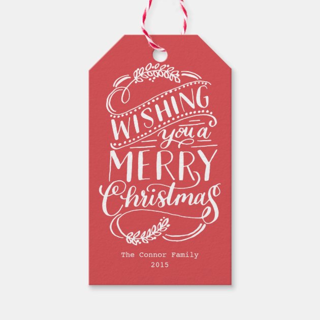 Christmas Wishes Collection Pack Of Gift Tags 2/3