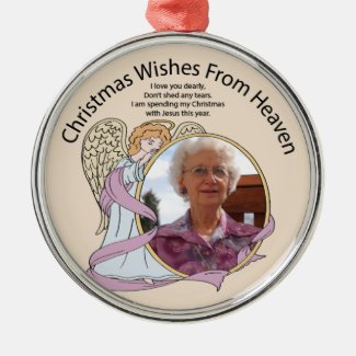 Christmas Wishes From Heaven Ornament