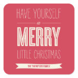 Christmas Wishes Holiday Gift Stickers stickers