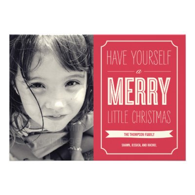 Christmas Wishes Holiday Photo Cards