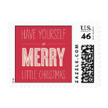 Christmas Wishes Holiday Postage stamps