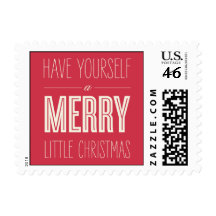 Christmas Wishes Holiday Postage