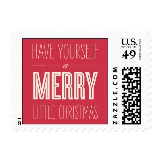 Christmas Wishes Holiday Postage Stamps
