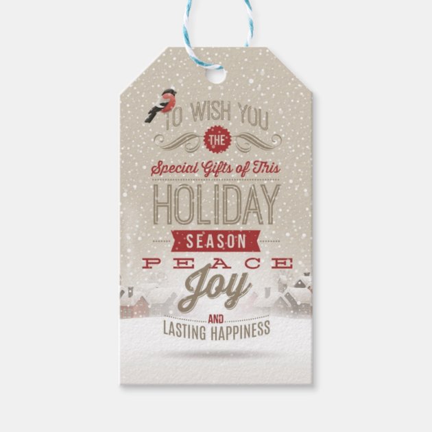 Christmas Wishes Pack Of Gift Tags
