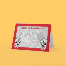 Christmas wishes photo cow card template by graphicdoodles Christmas wishes photo cow card template