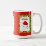 Christmas wishes, Santa hat Mugs