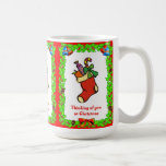 Christmas wishes, Stocking full of toys Mugs