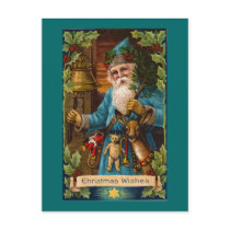 Christmas Wishes Vintage Holiday Art postcards