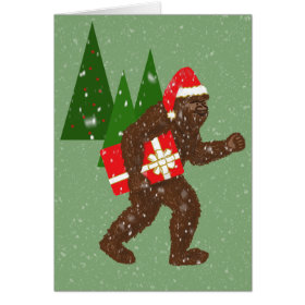 “Christmas with Bigfoot” Greeting Card