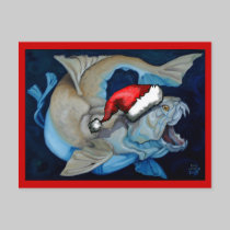 Christmas with Dunkleosteus postcards