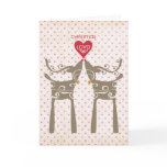 Christmas with Reindeers cards