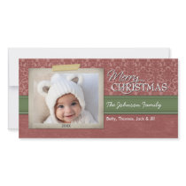 Christmas - with vintage photo border - photo cards