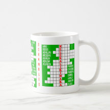 Christmas Word Scrambles Coffee Mugs