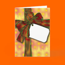 CHRISTMAS WRAPPED CARD 1