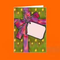 CHRISTMAS WRAPPED CARD 3 cards