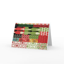 Christmas Wrapping Paper 3 Seasons Card