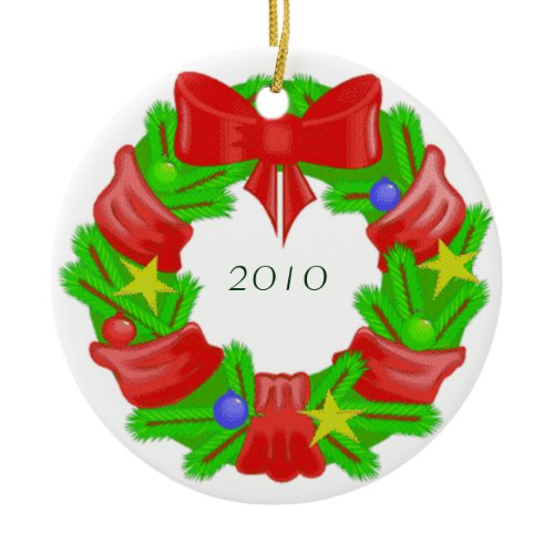 Christmas Wreath 2010 ornament